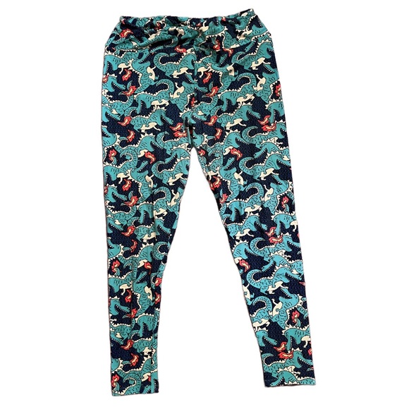LuLaRoe Dragon Leggings, Tall & Curvy (TC) - Picture 2 of 7